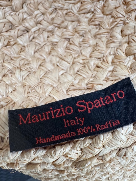 Maurizio Sparato Wide-Brimmed Straw Floppy Hat main image 4